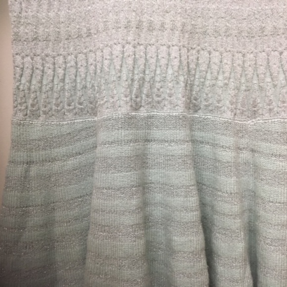 Victoria's Secret Green Metallic Knit Sweater Dress Sz Medium EUC - Picture 5 of 9